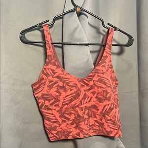 lululemon athletica Red Patterned Align Top